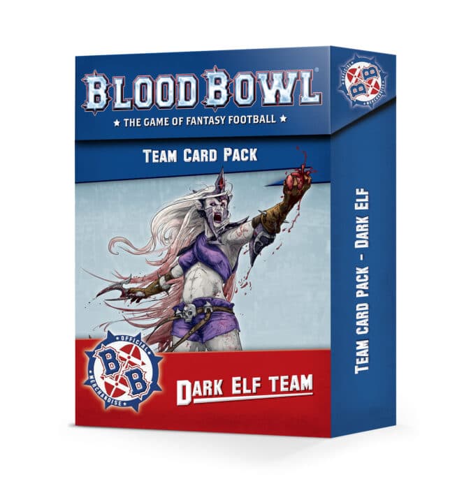 Blood Bowl Dark Elf Team Card pack