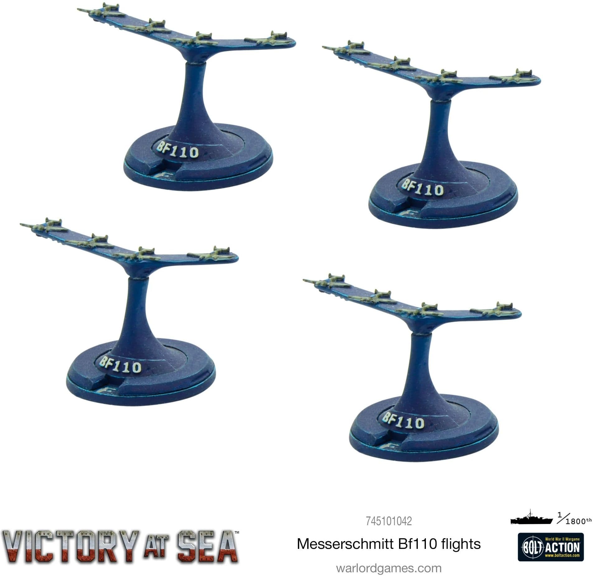 Victory at Sea - Messerschmitt Bf 110 flights