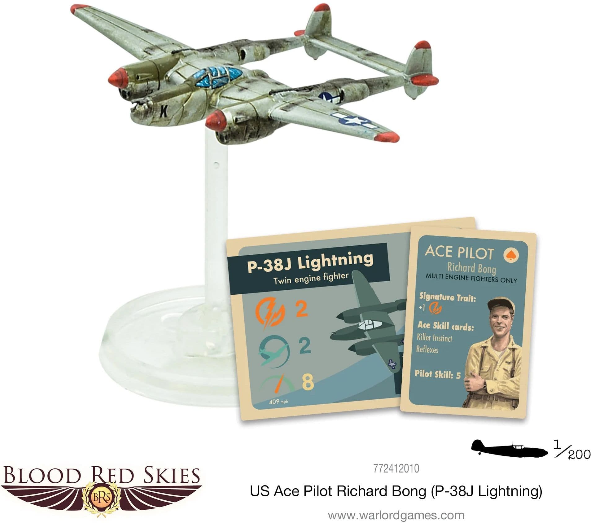 Blood Red Skies US Ace Pilot Richard Bong - Image 1