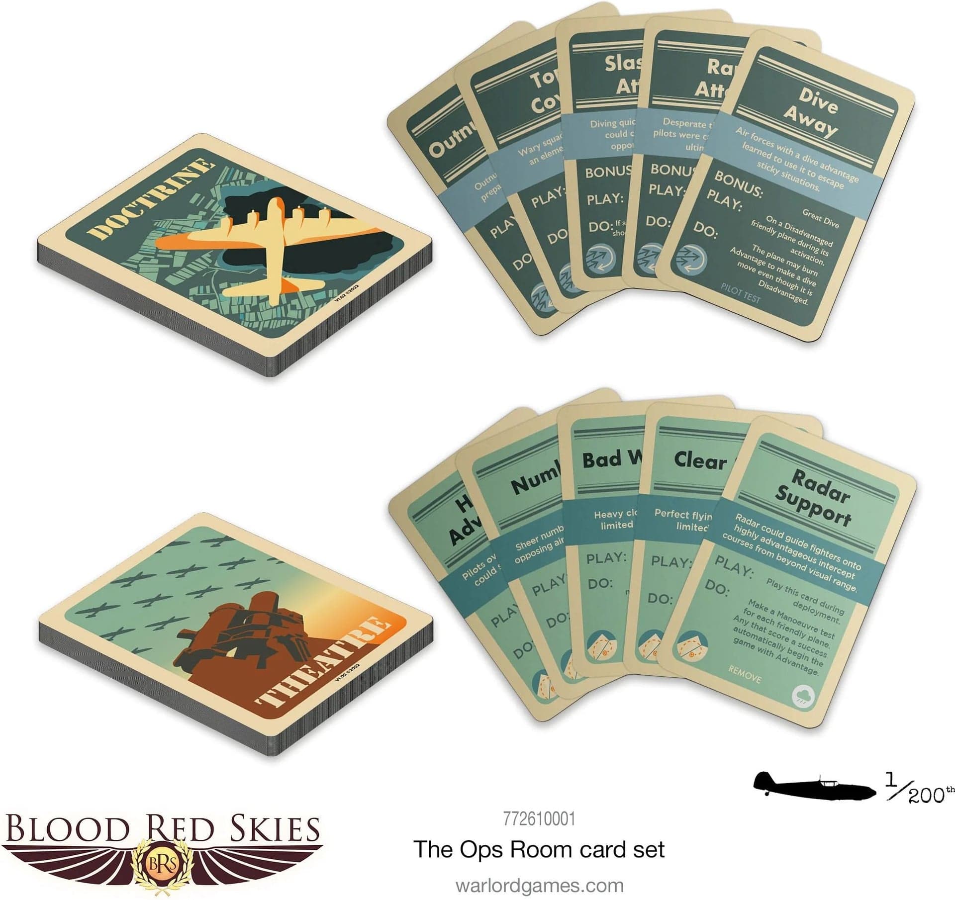 Blood Red Skies: The Ops Room Card Deck - Image 1