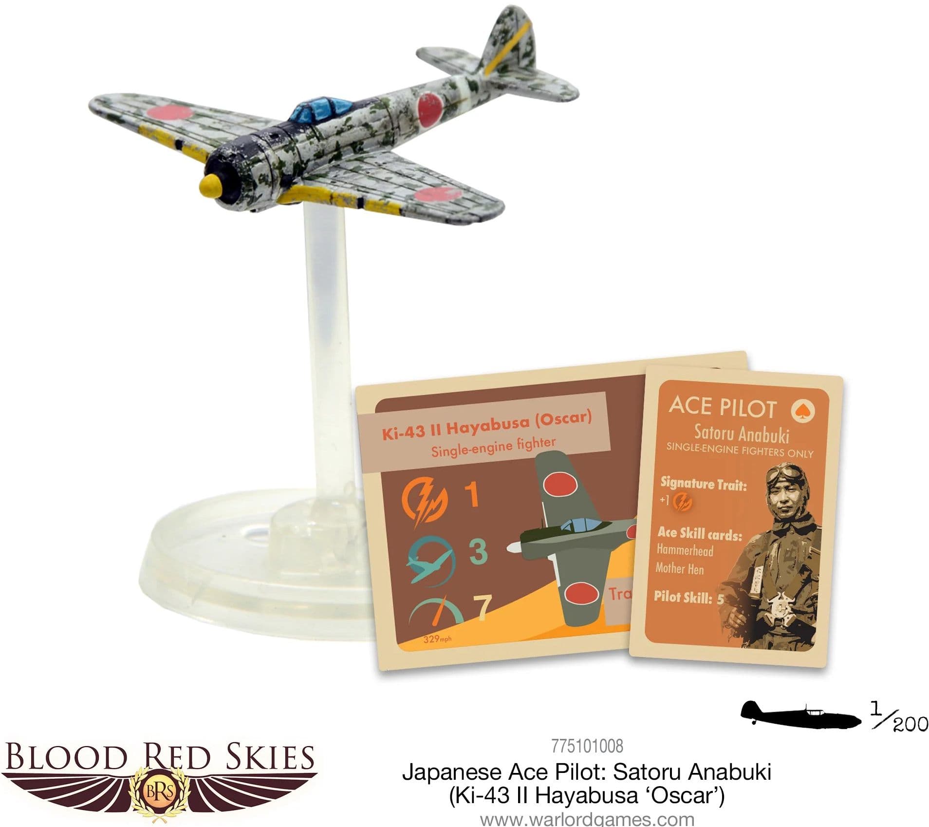 Blood Red Skies Japanese Ace Pilot: Satoru Anabuki - Image 1