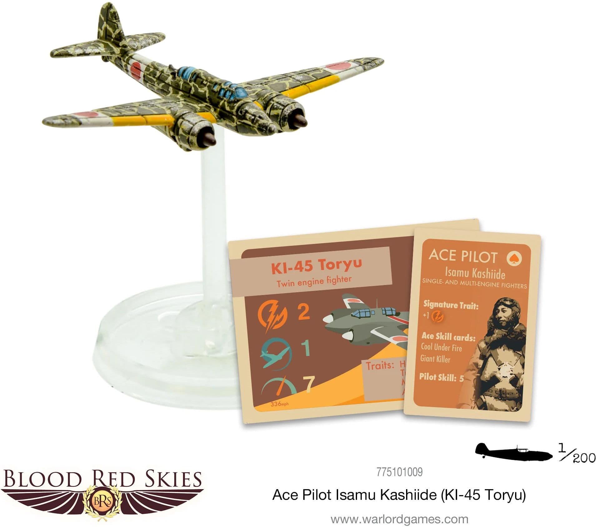 Blood Red Skies Japanese Ace Pilot: Isamu Kashiide - Image 1
