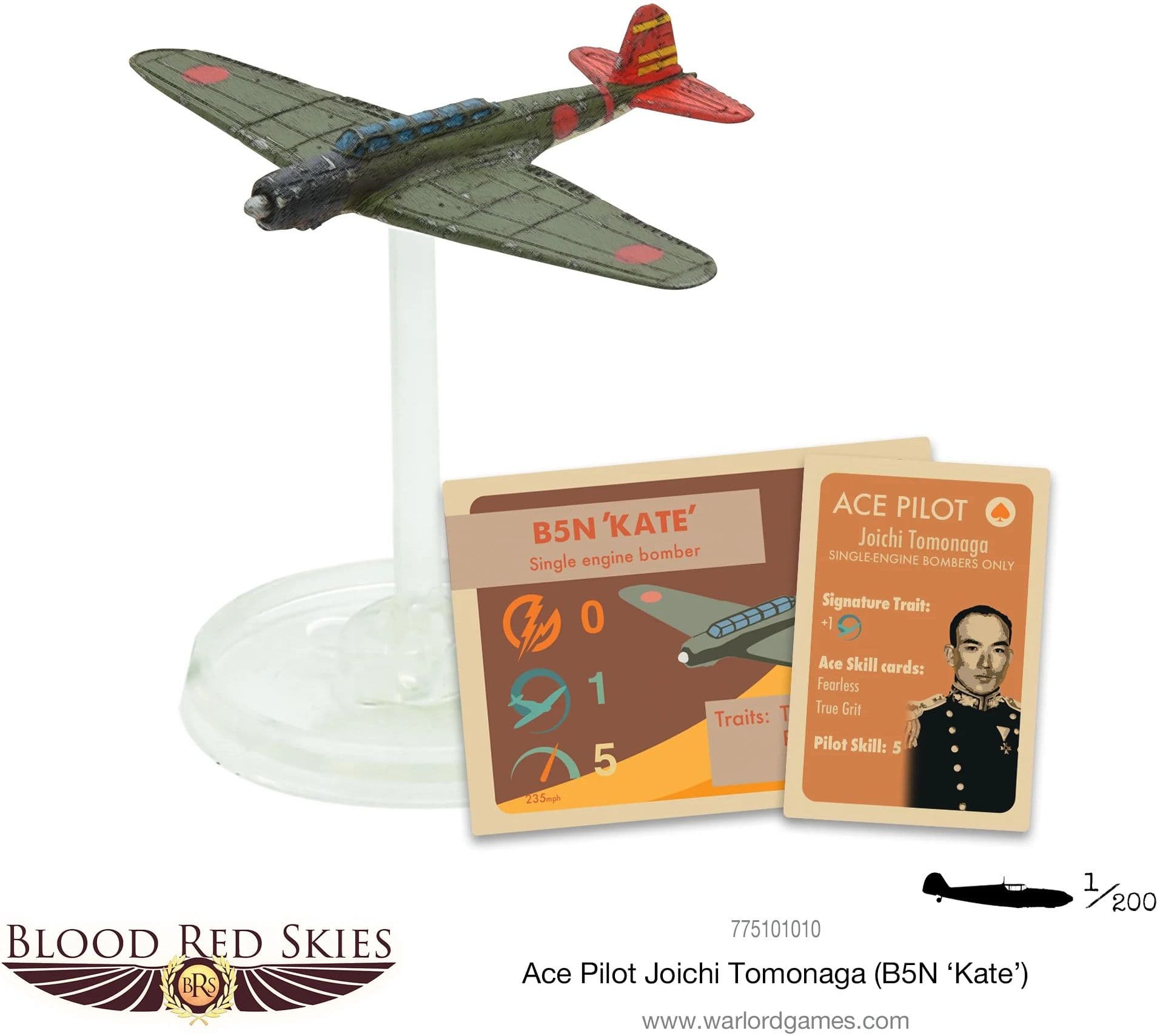 Blood Red Skies Japanese Ace Pilot: Joichi Tomonaga - Image 1