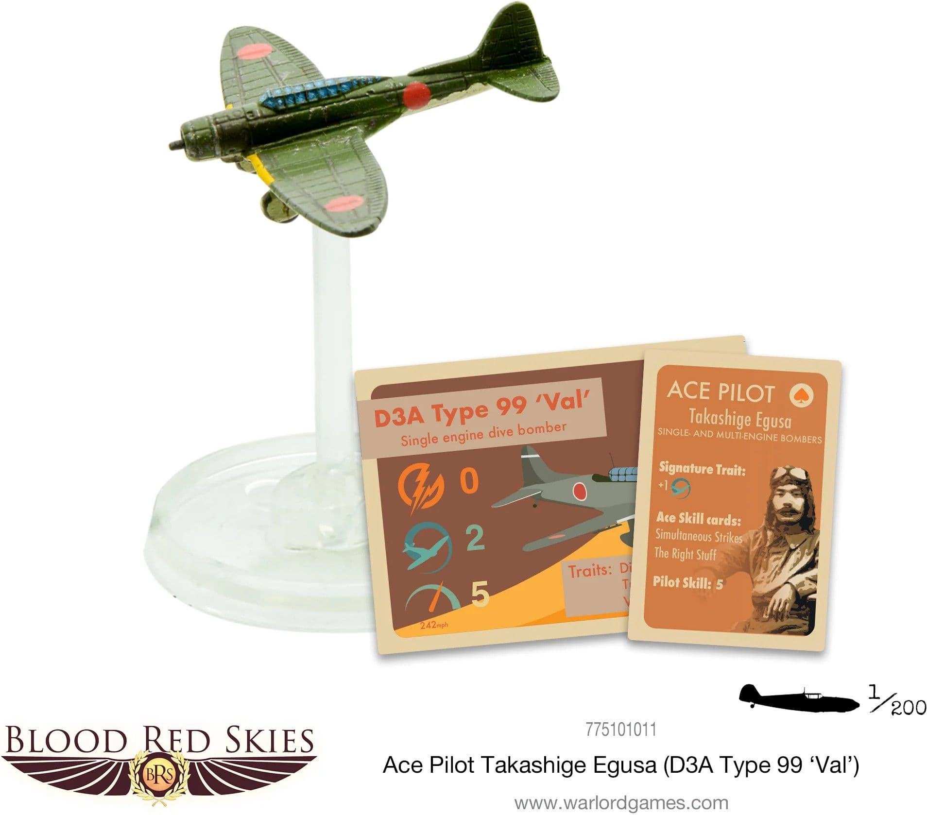 Blood Red Skies Japanese Ace Pilot: Takashige Egusa - Image 1