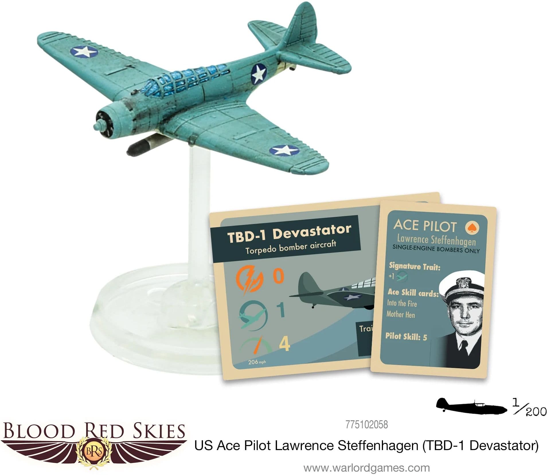 Blood Red Skies US Ace Pilot: Lawrence Steffenhagen