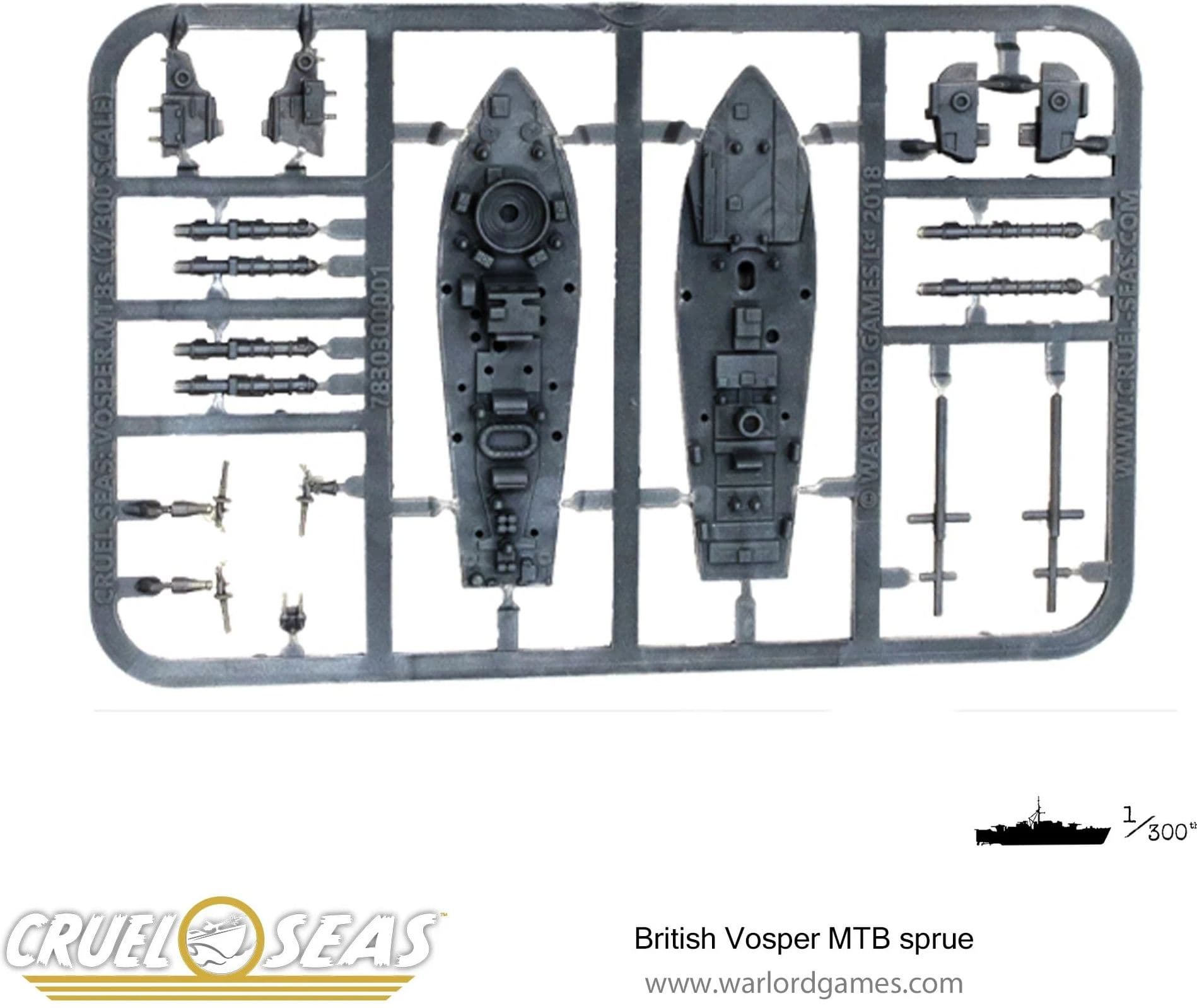 British Vosper MTB sprue - Image 1