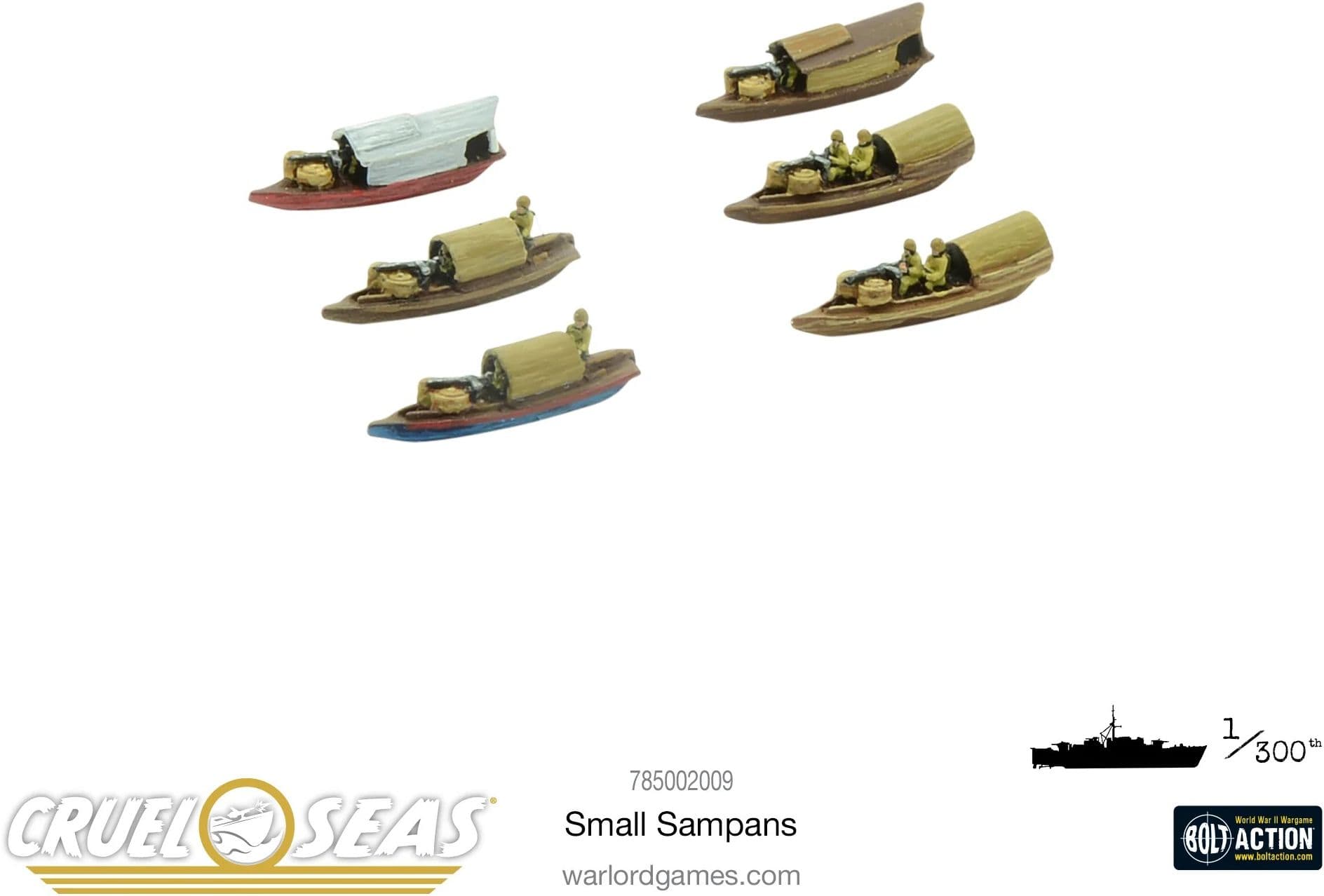 Cruel Seas: Small Sampans - Image 1