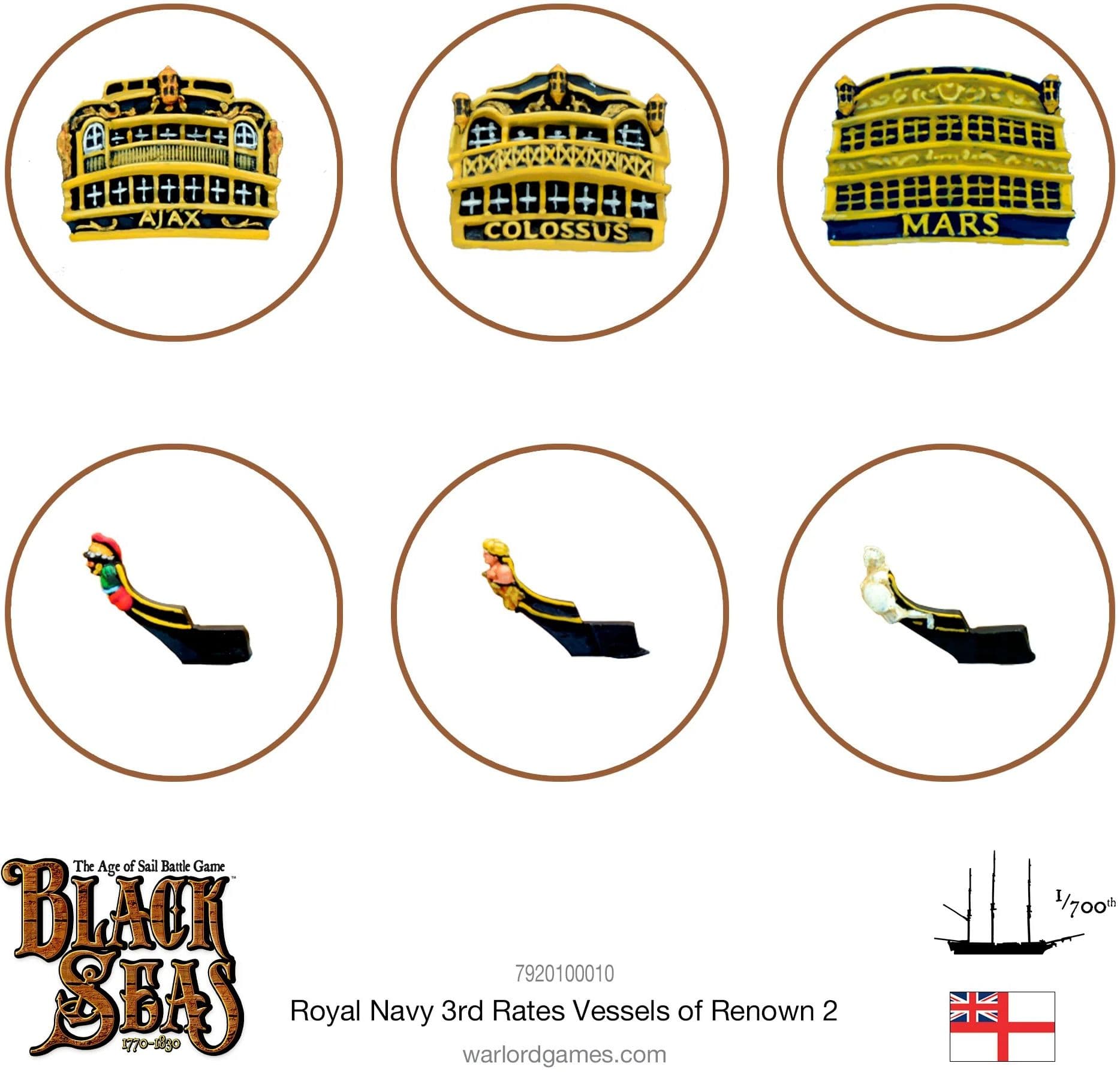 Royal Navy 3rd Rates Named ships Pack 2 - Image 1