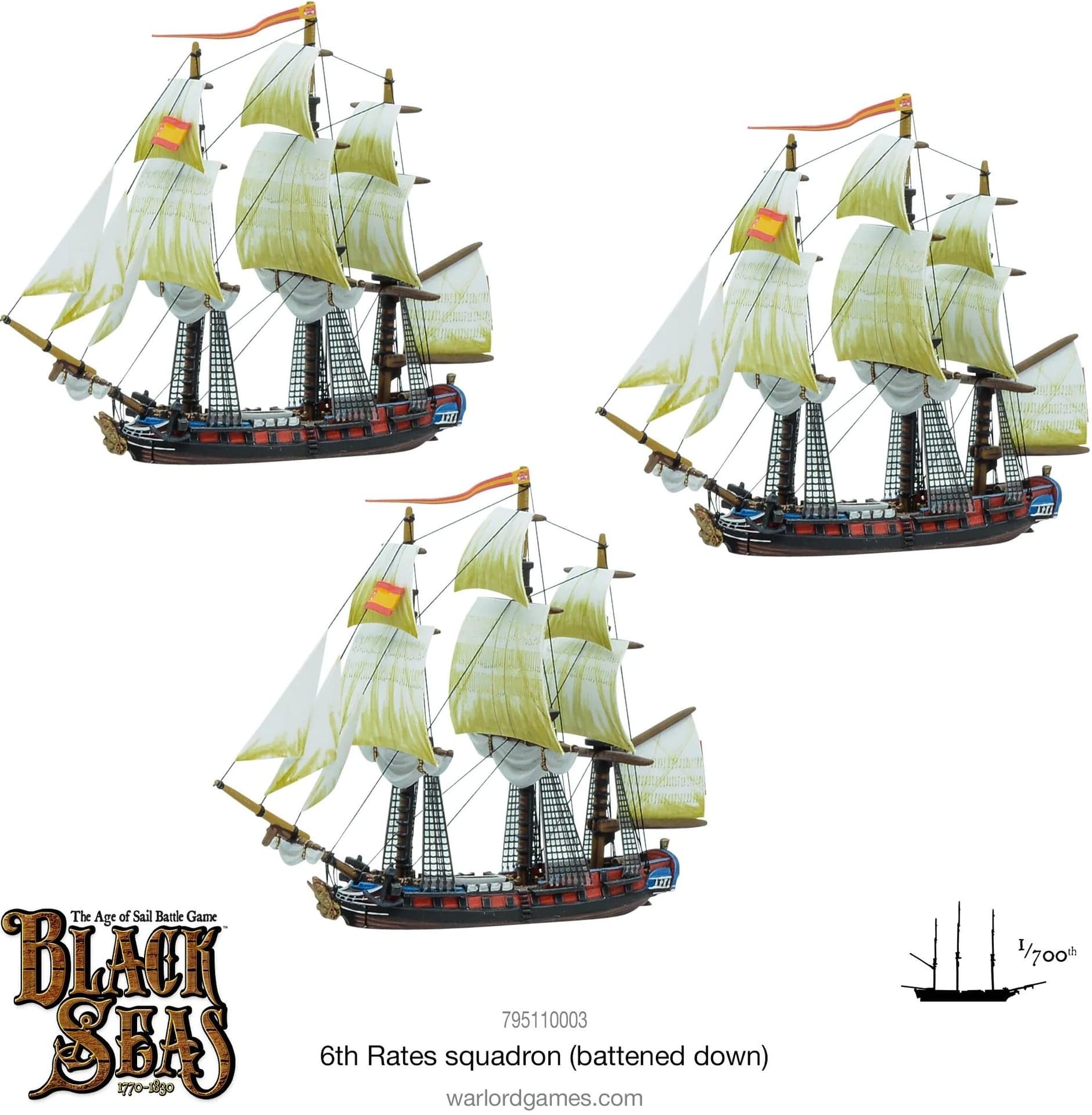Black Seas: 6th Rates squadron (Battened Down) - Image 1