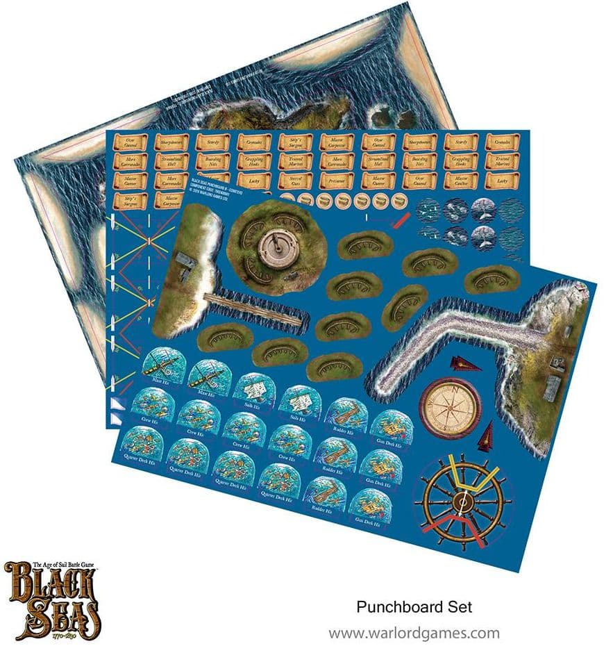 Black Seas punchboard - Image 1