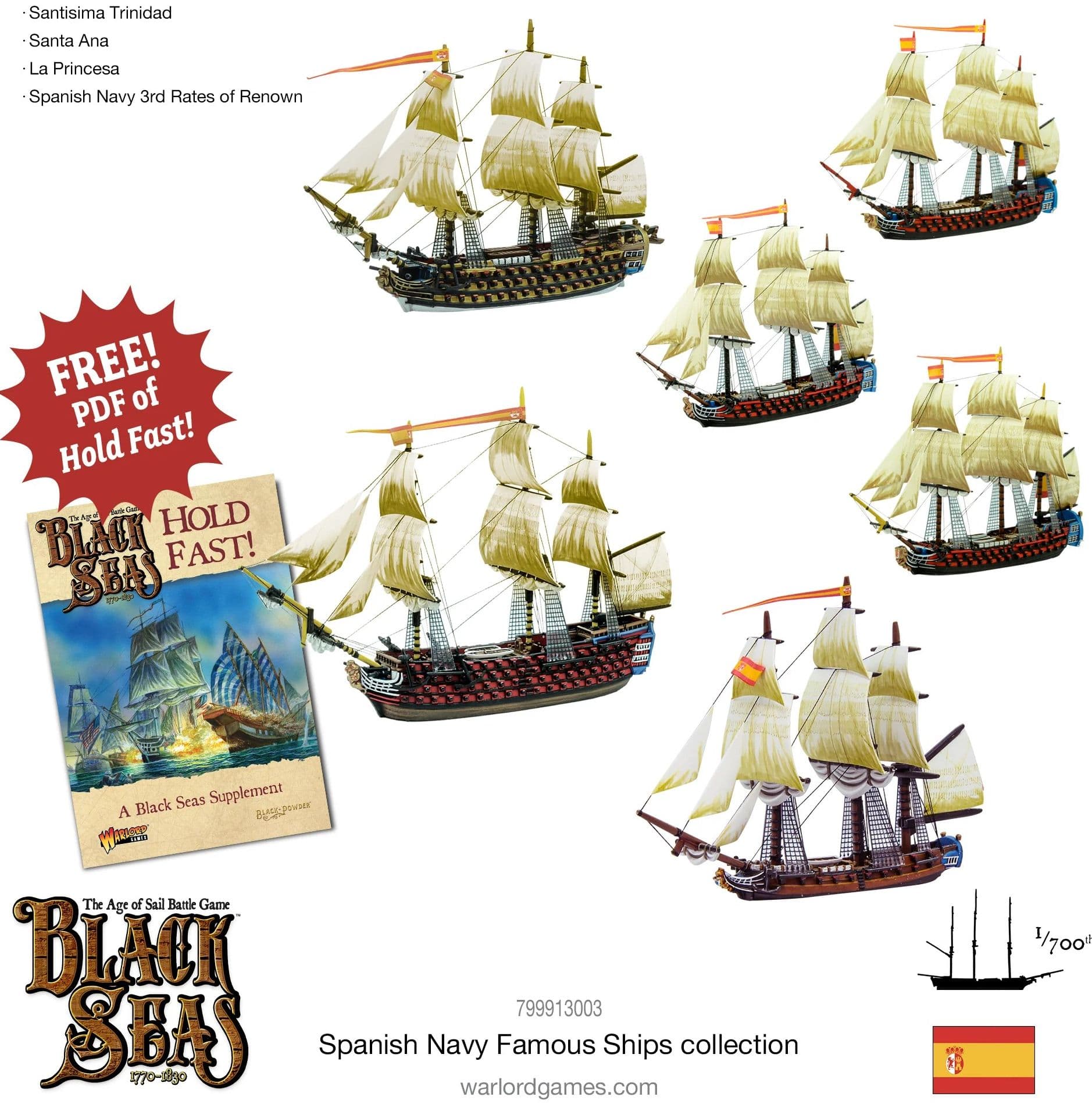 Black Seas: Spanish Navy Famous Ships Bundle