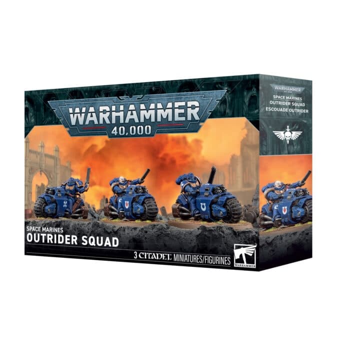 Space Marines Outrider Squad - Image 1