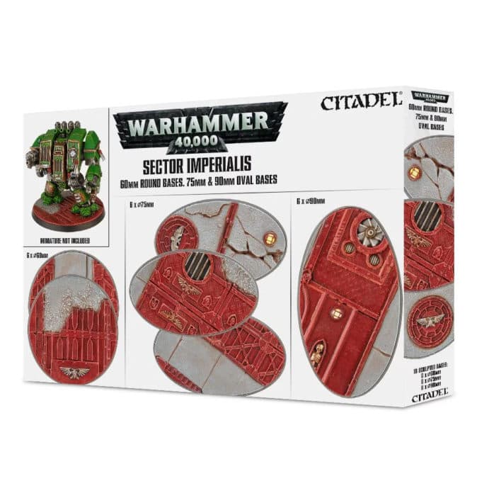 Sector Imperialis: 60/75/90mm Oval Bases - Image 1