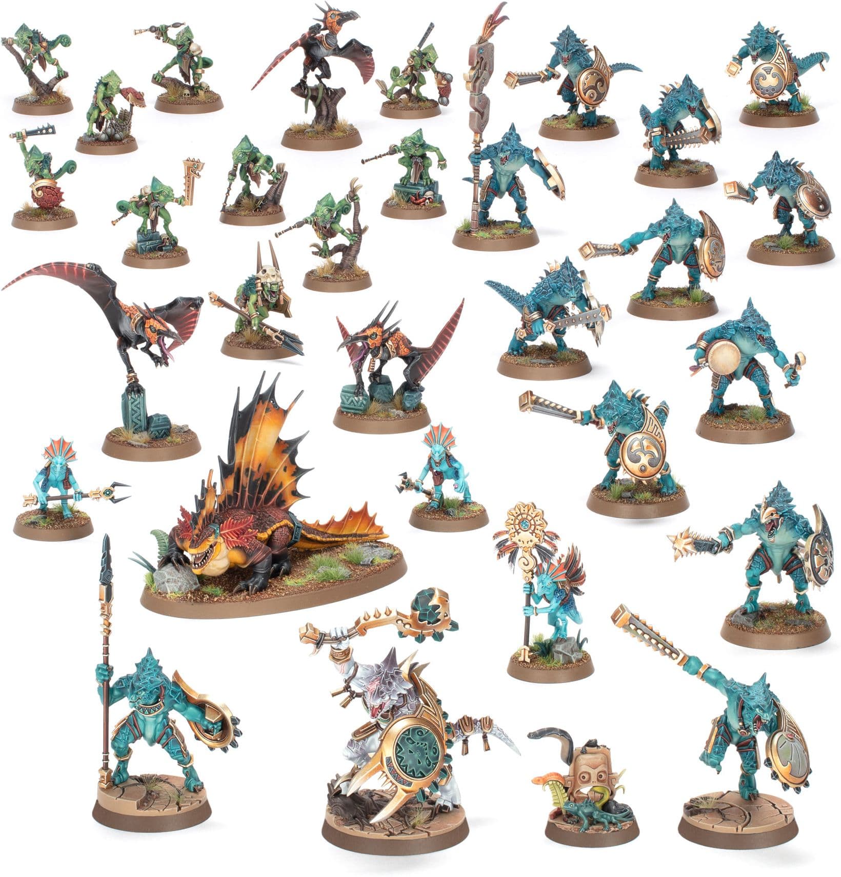 Spearhead: Seraphon - Sunblooded Prowlers