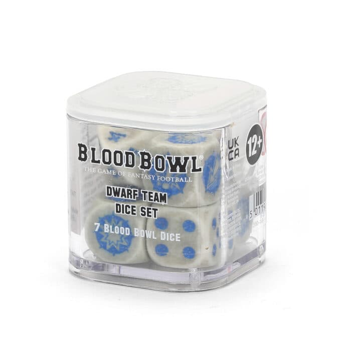 Blood Bowl  Dwarf Team Dice set