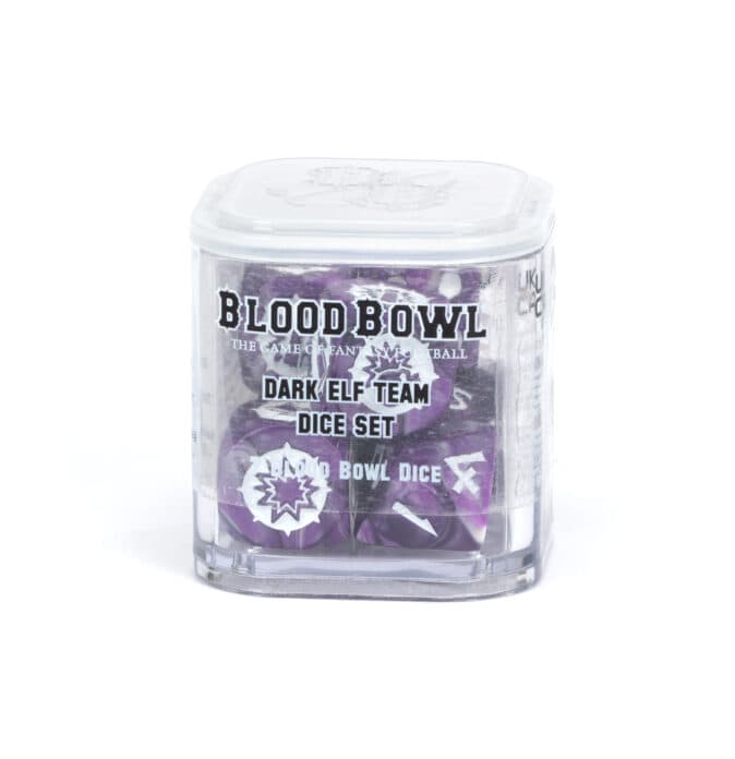 Blood Bowl: Dark Elf Team Dice set - Image 1