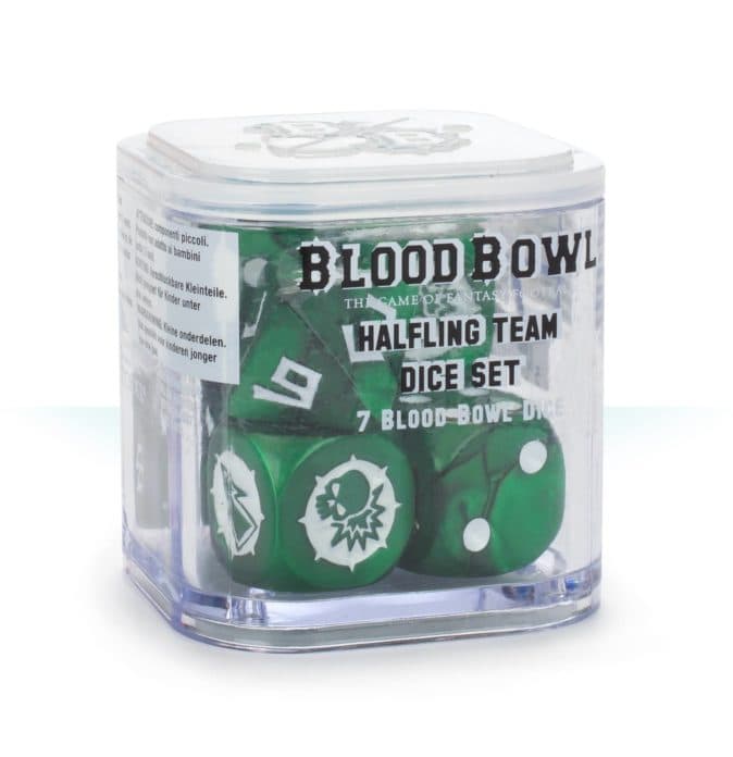 Blood Bowl Halfling Team Dice - Image 1