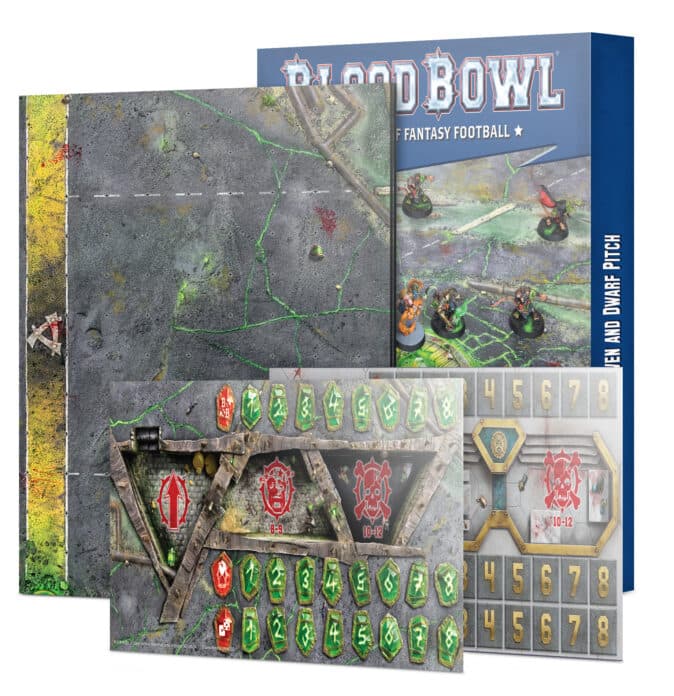 Blood Bowl  Skaven and Dwarf Pitch - Image 1