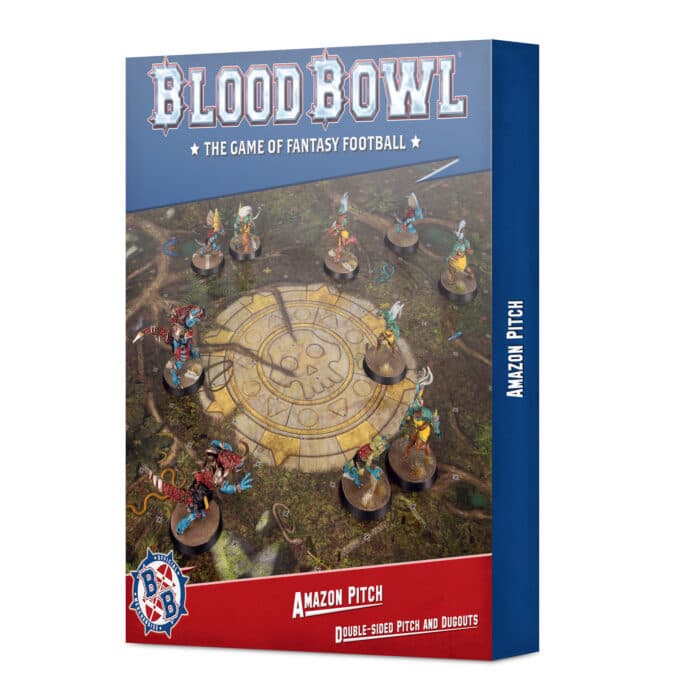 Blood Bowl: Amazons Team Pitch and Dugouts