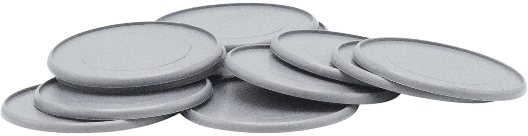32mm plastic round lipped bases pack - Image 1