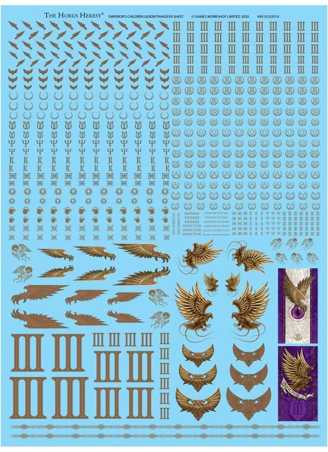 Emperor's Children Legion Transfer Sheet - Image 1