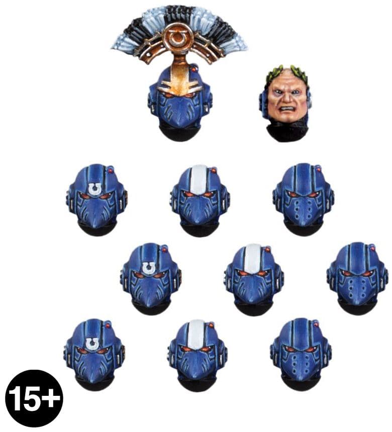 Ultramarines MKVI Heads