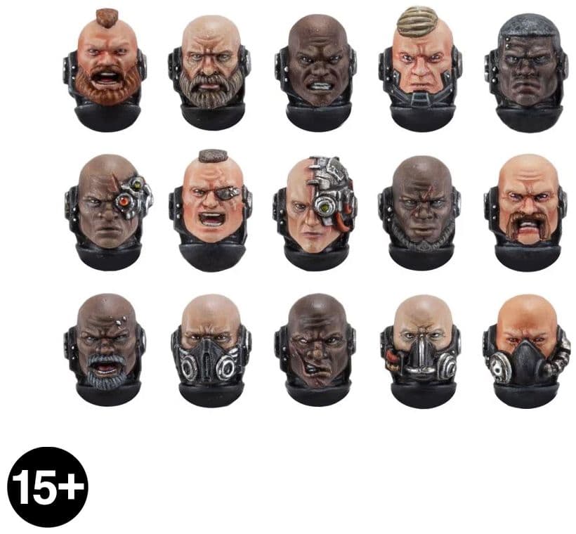 Legiones Astartes - Character Heads Upgrade Set 1