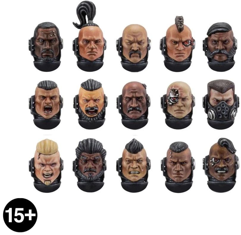 Legiones Astartes - Character Heads Upgrade Set 2