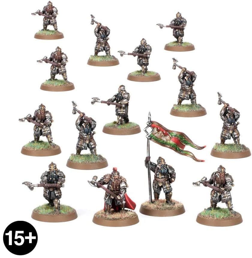 Iron Hills Dwarf Warriors with Mattocks Warband