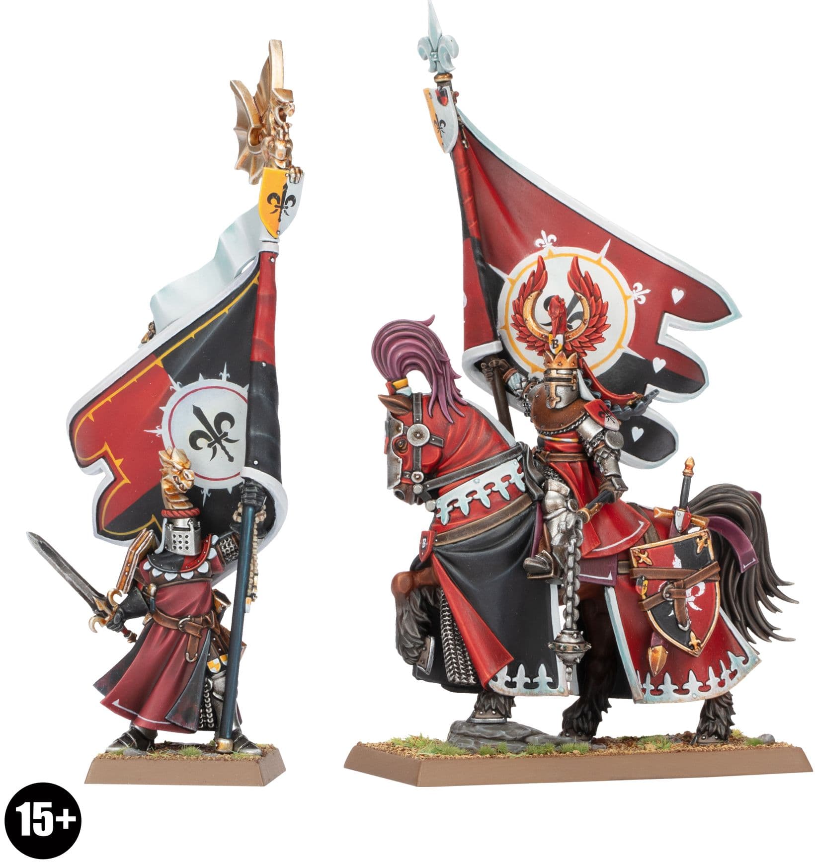 Battle Standard Bearer Mounted and on Foot - Image 1