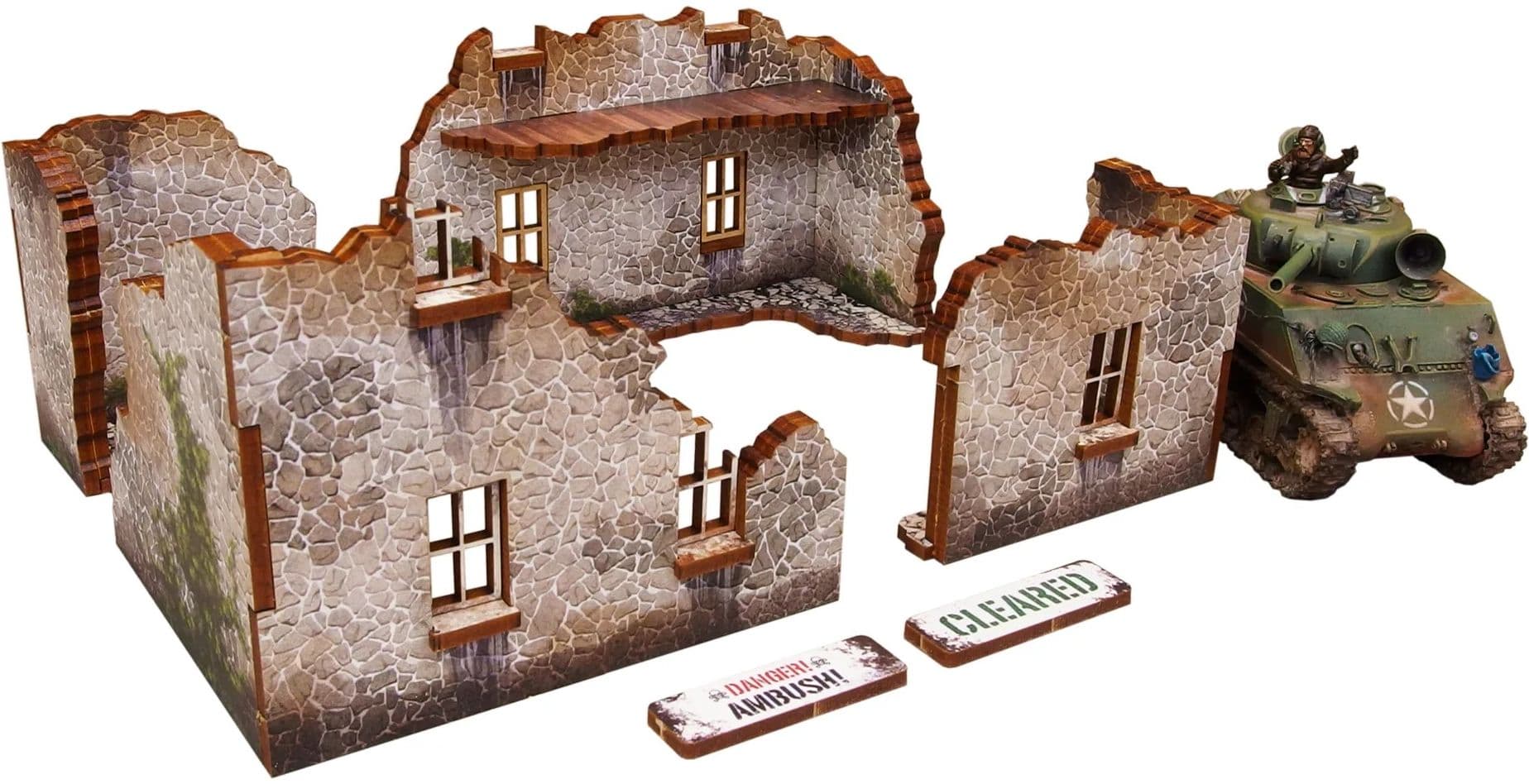Pre-Painted WW2 Ruin 1 - Image 1