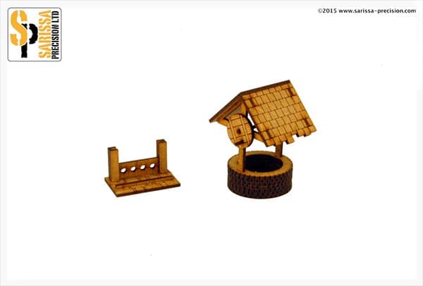 English Timber Framed 28mm Well & Stocks #1 - Image 1