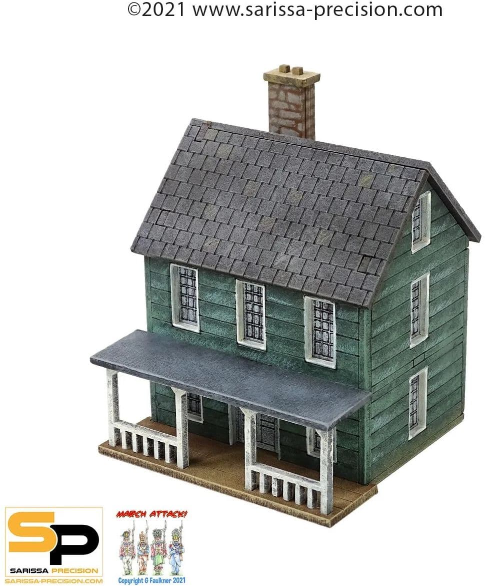 North American Planked House with Porch - Image 1