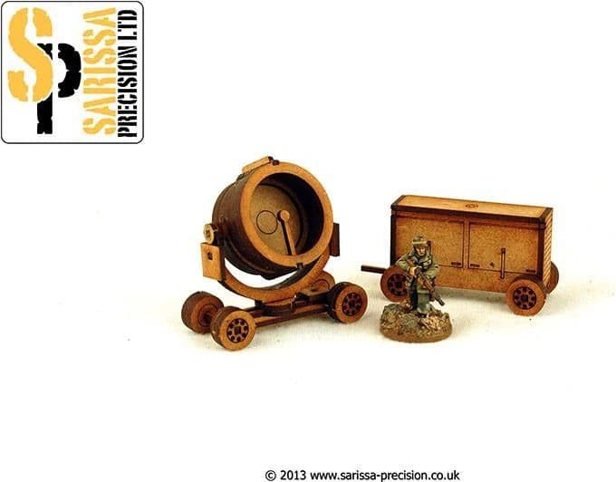 WW2 Search Light & Generator Set - Image 1