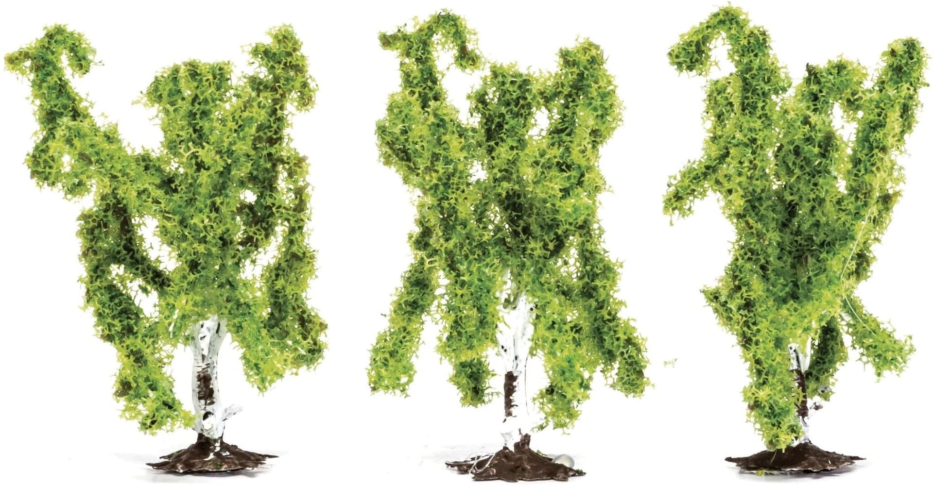 Birch Trees (4.5cm) - set of 3 trees - Image 1