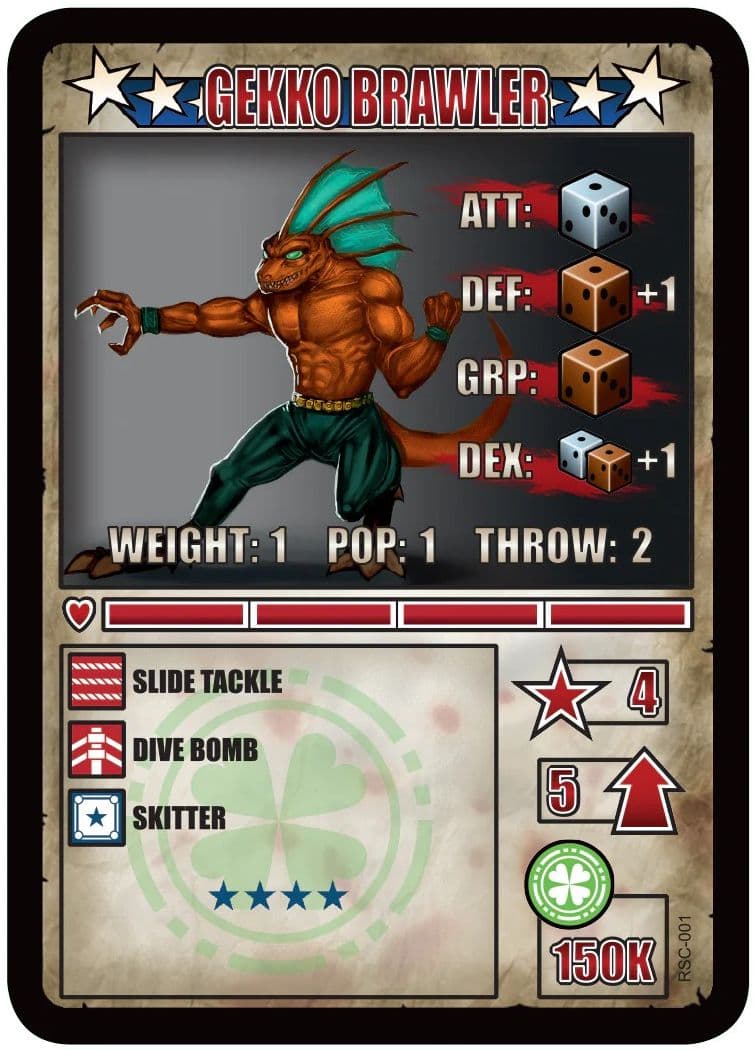 RUMBLESLAM Character Cards - Image 1