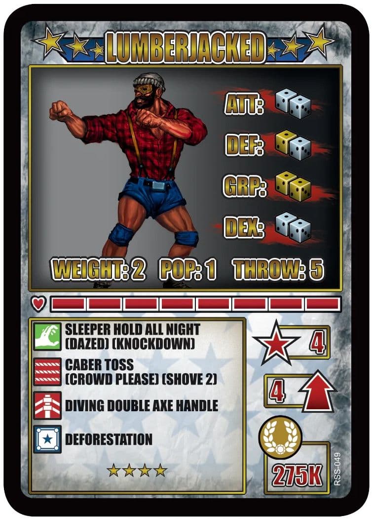 RUMBLESLAM Superstar Card - Image 1