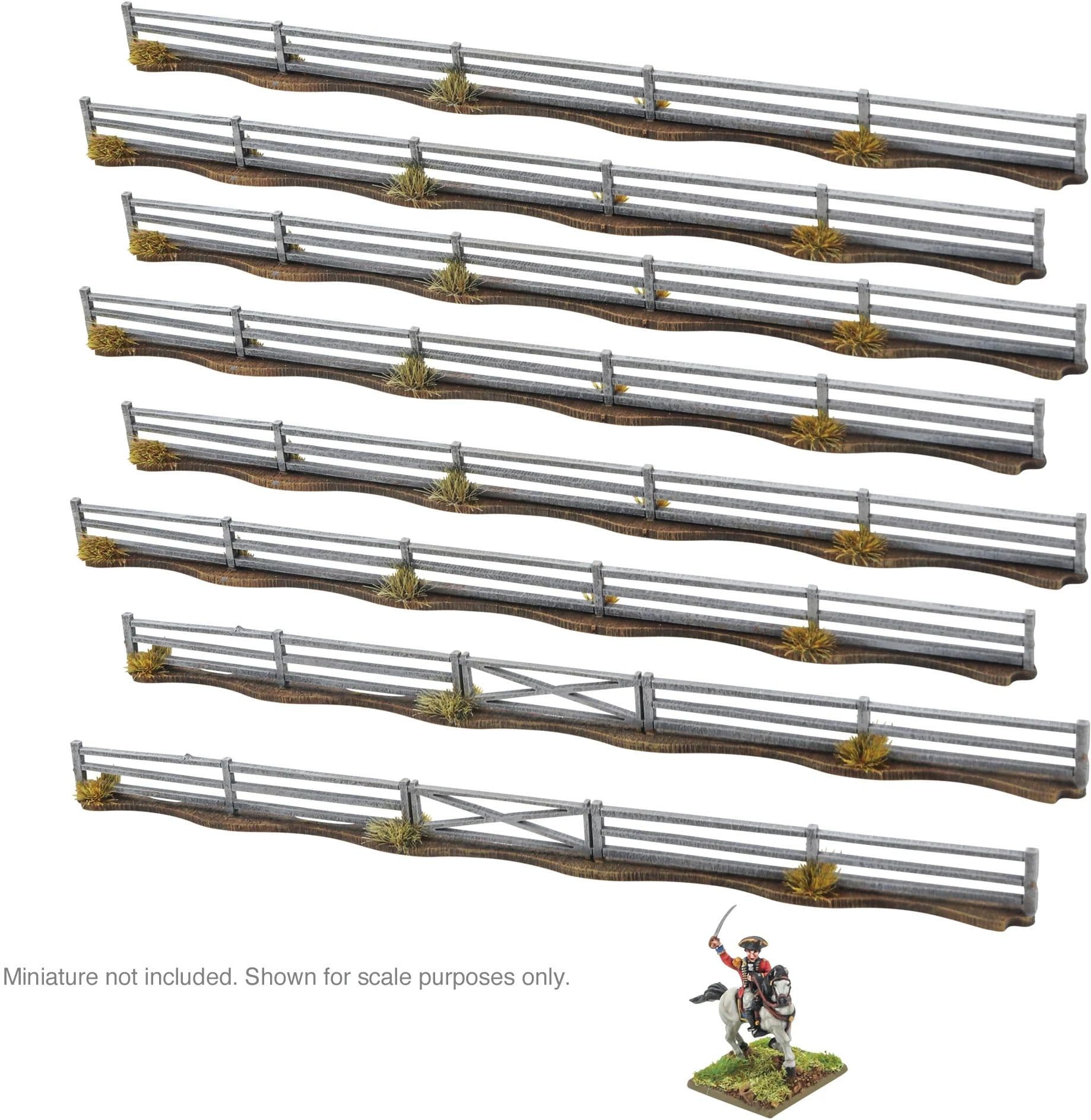 Black Powder Epic Battles:  Revolution! - Fences A (15mm) - Image 1