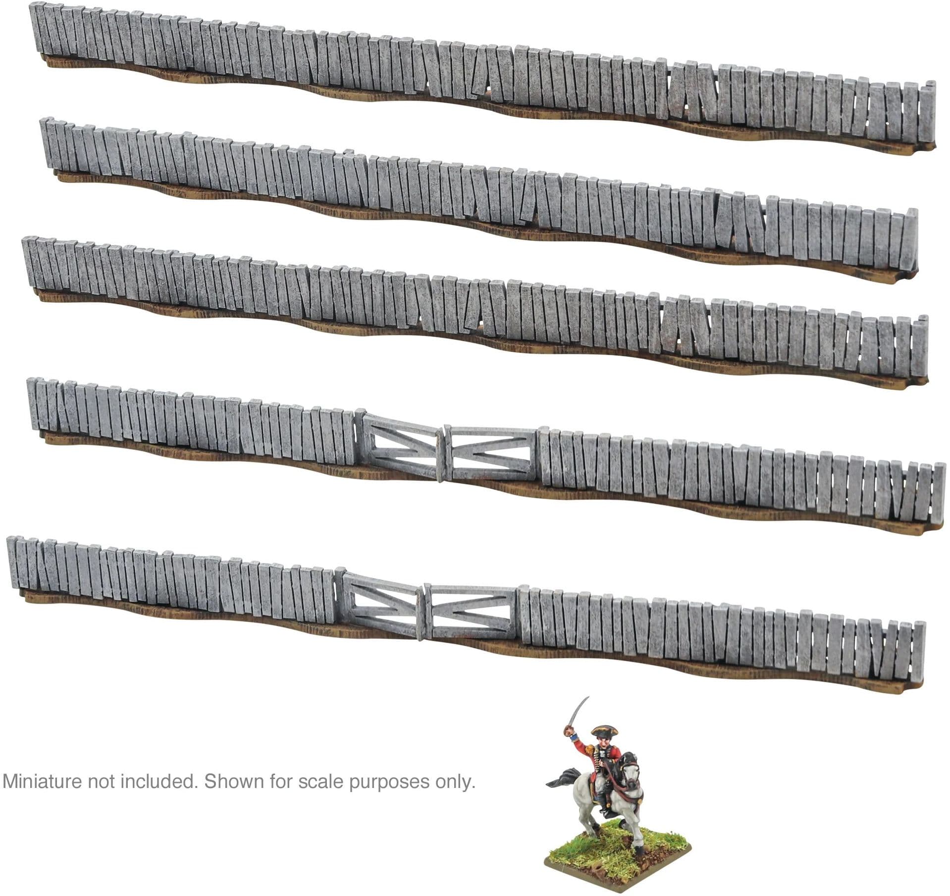 Black Powder Epic Battles:  Revolution! - Fences C (15mm) - Image 1