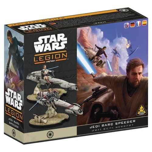 Star Wars Legion: Jedi General on BARC Speeder - Image 1