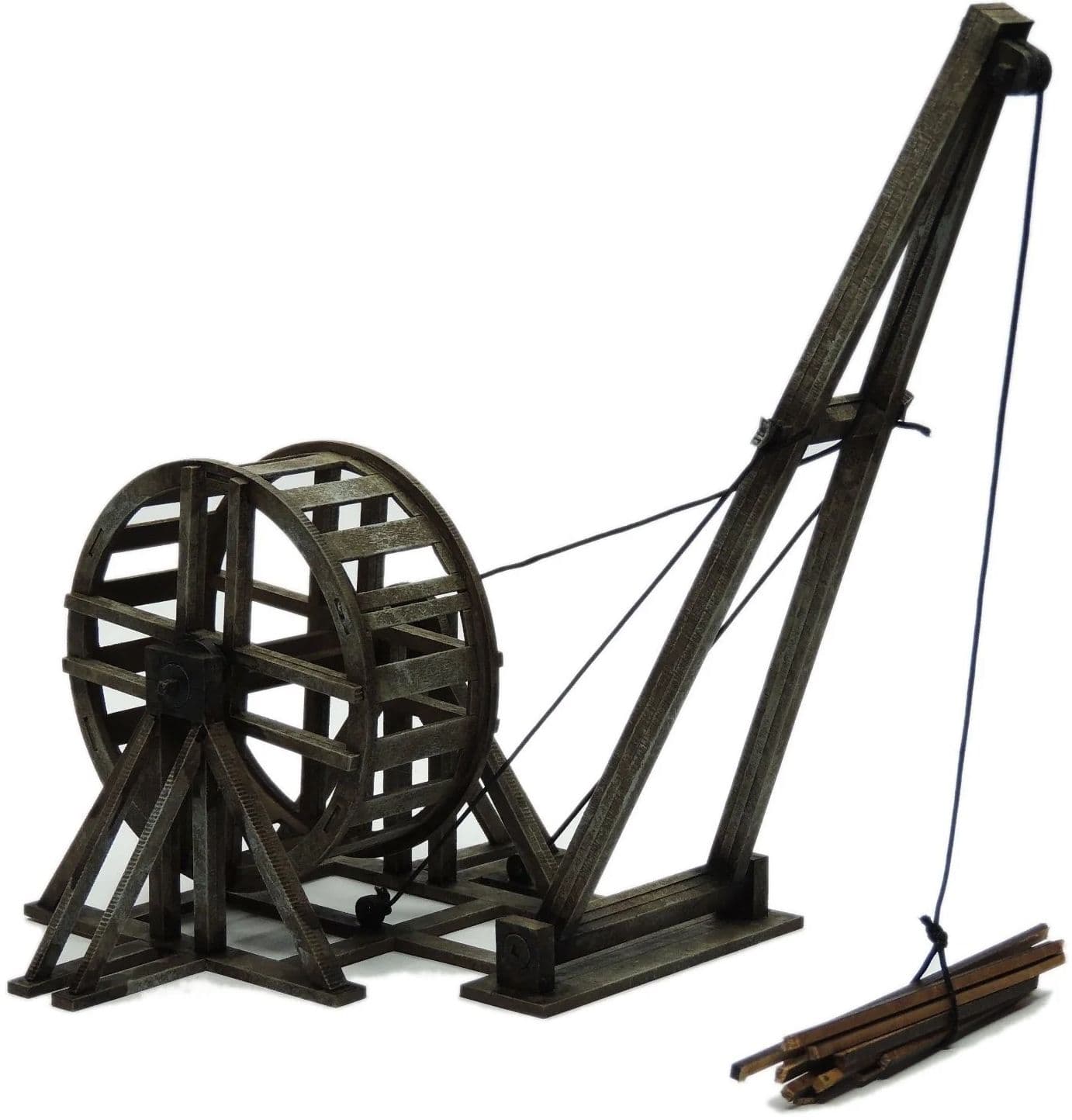 Small Treadwheel Crane - Image 1