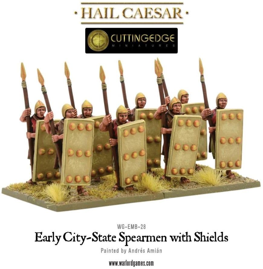 Early City-State Spearmen with shield - Image 1