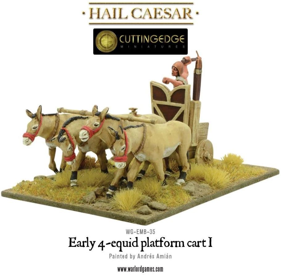 Early 4-equid platform cart I - Image 1