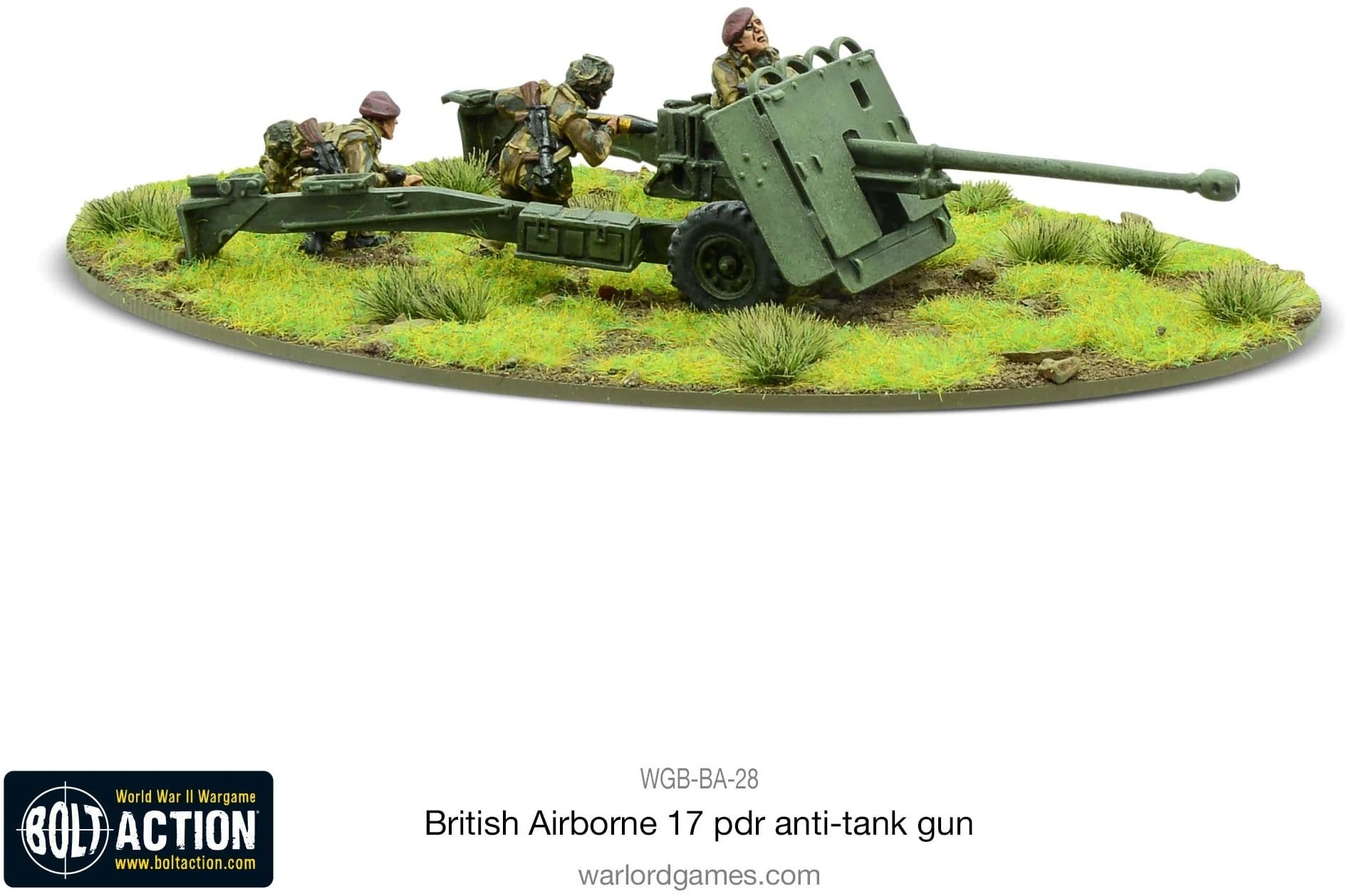 British Airborne 17 pdr anti-tank gun - Image 1