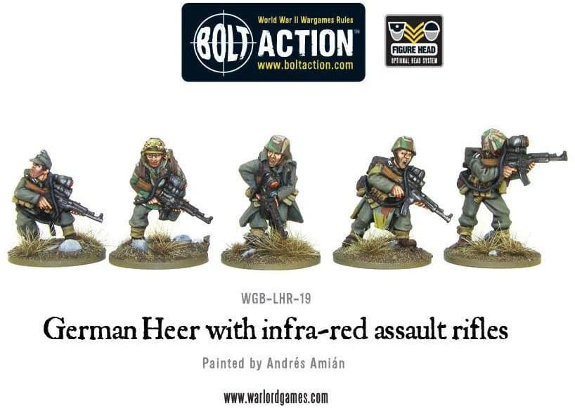 German Heer with infra-red assault rifles