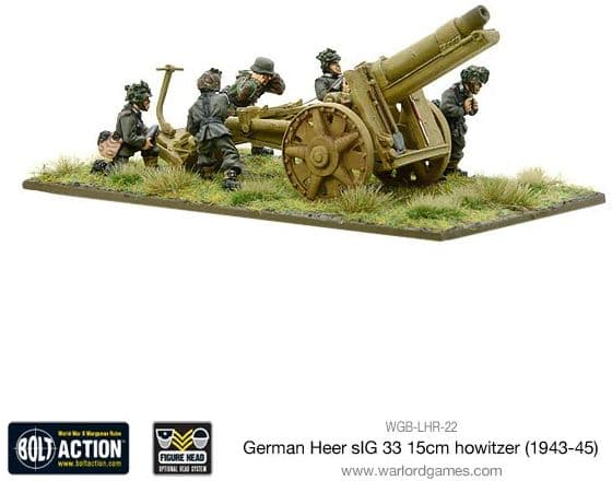 German Heer SiG 33 15cm howitzer (1943-45)