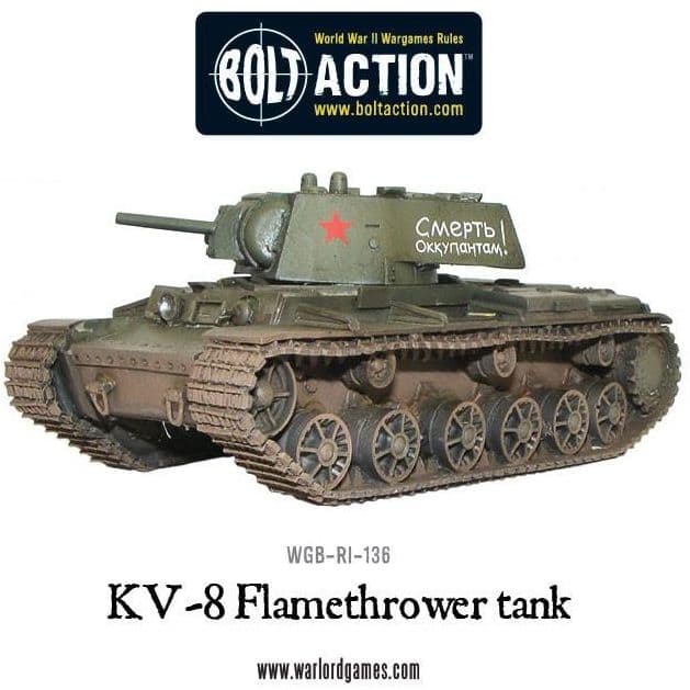 KV-8 flamethrower tank