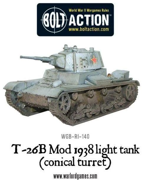 T-26B Mod 1938 light tank (conical turret)
