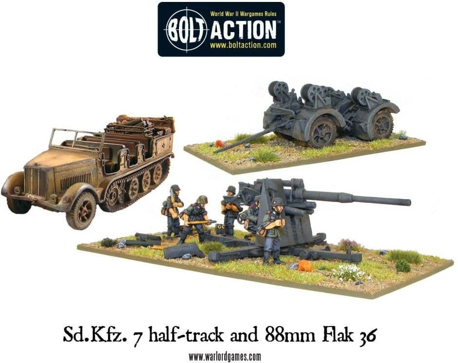 Sd.Kfz 7 and 88mm Flak gun