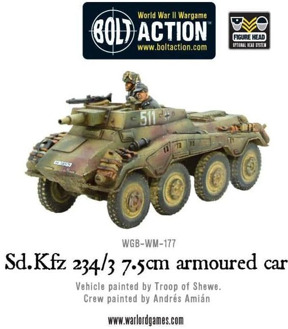 Sd.Kfz 234/3 7.5cm armoured car
